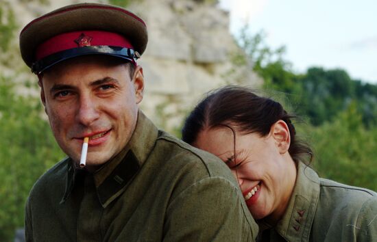 Stills from Sergei Mokritsky's film "Battle for Sevastopol"