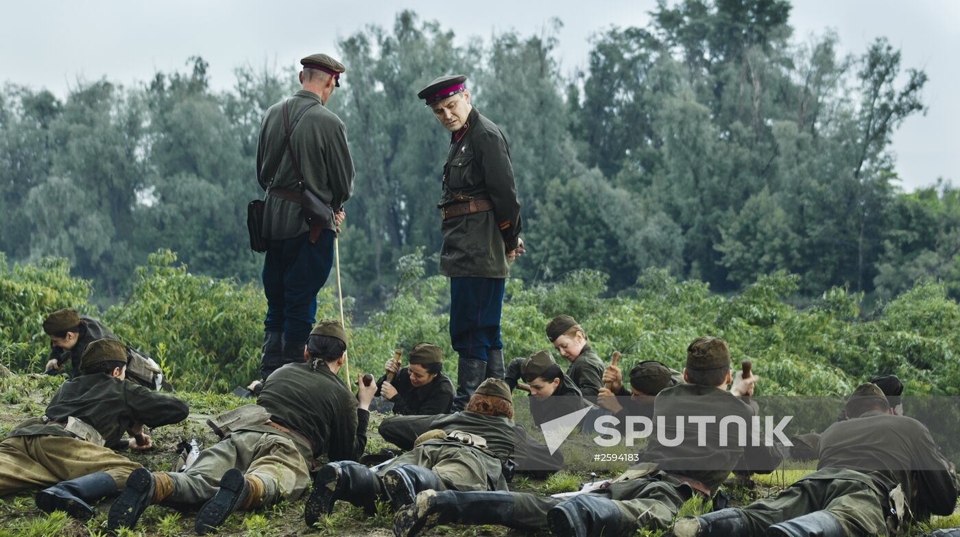 Stills from Sergei Mokritsky's film "Battle for Sevastopol"