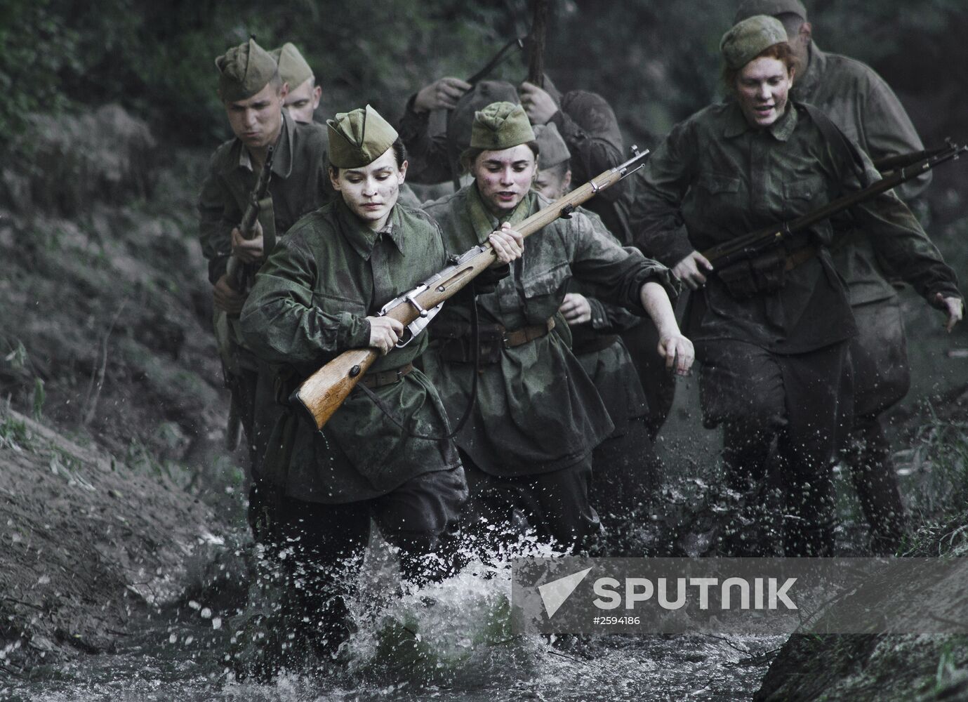 Stills from Sergei Mokritsky's film "Battle for Sevastopol"