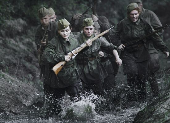 Stills from Sergei Mokritsky's film "Battle for Sevastopol"