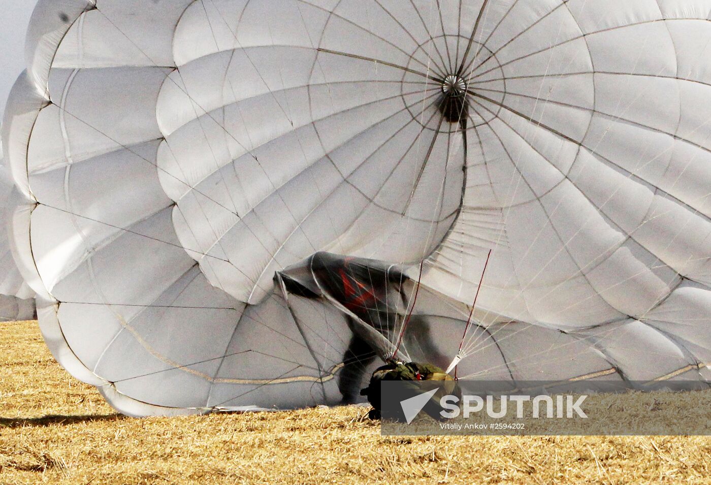 Paratroopers conduct military exercise in Primorye Territory