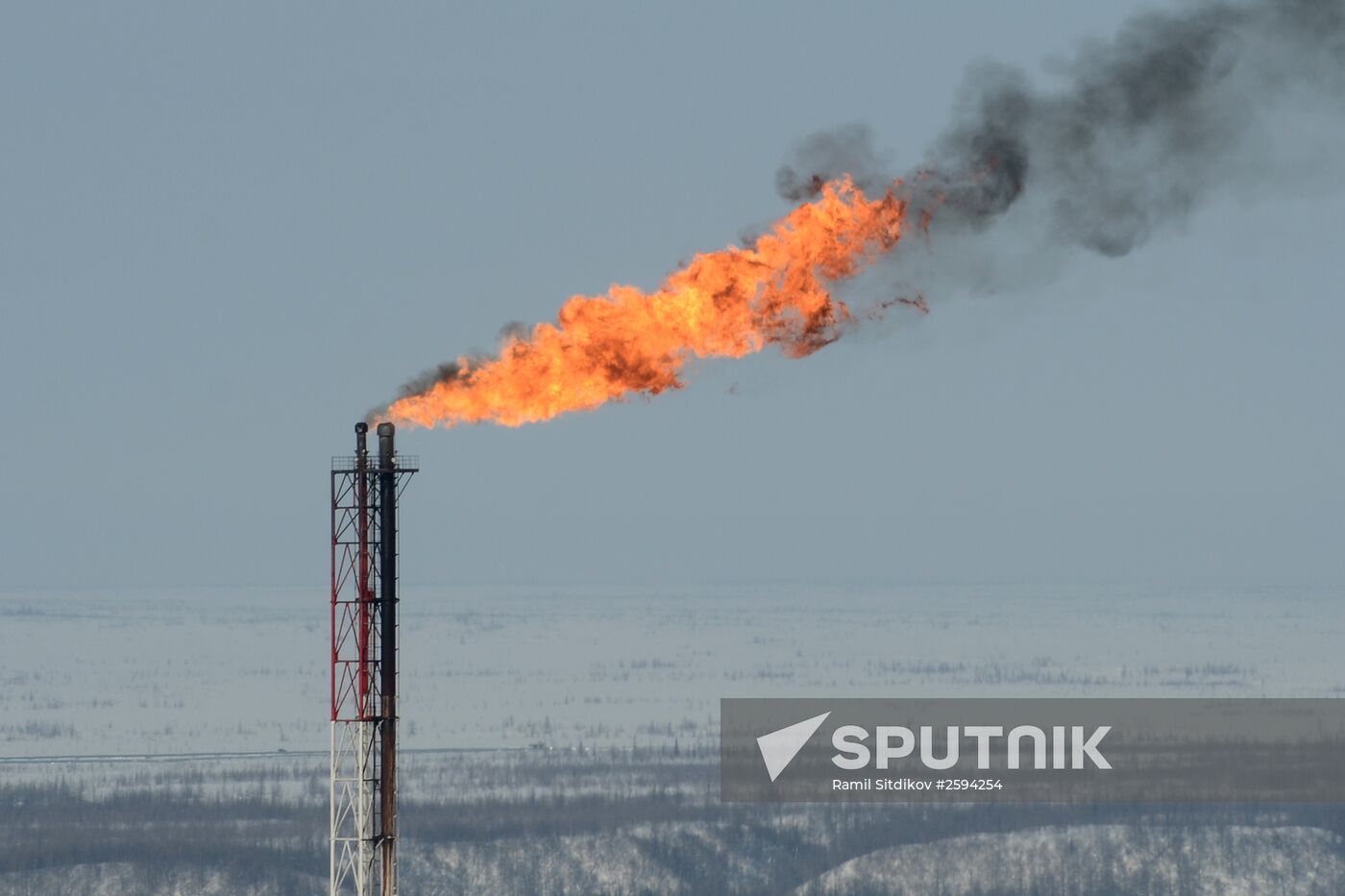 Vankor oil and gas field in Krasnoyarsk Territory
