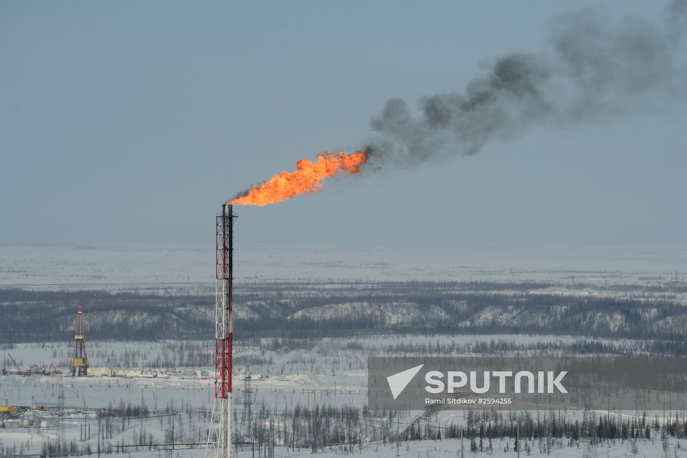 Vankor oil and gas field in Krasnoyarsk Territory