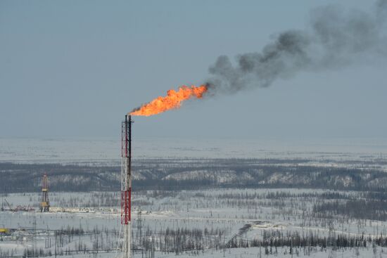 Vankor oil and gas field in Krasnoyarsk Territory
