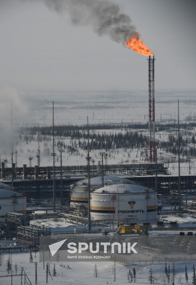 Vankor oil and gas field in Krasnoyarsk Territory