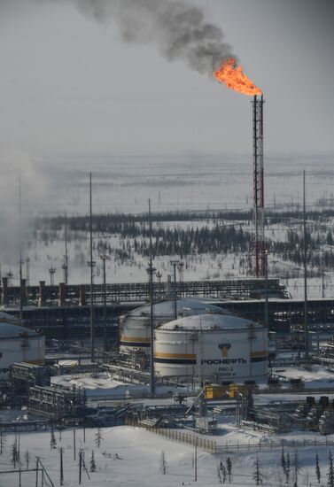 Vankor oil and gas field in Krasnoyarsk Territory