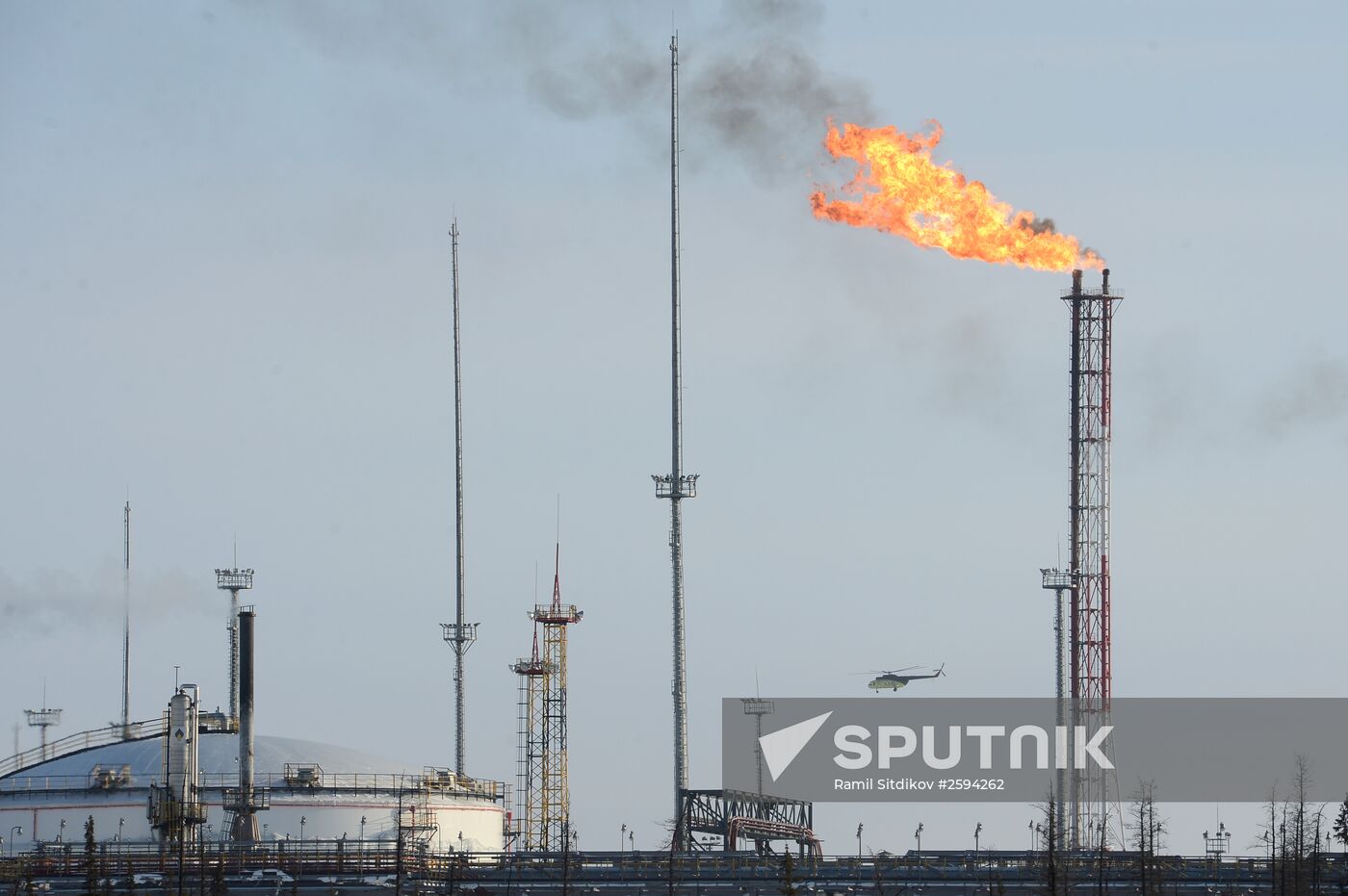 Vankor oil and gas field in Krasnoyarsk Territory