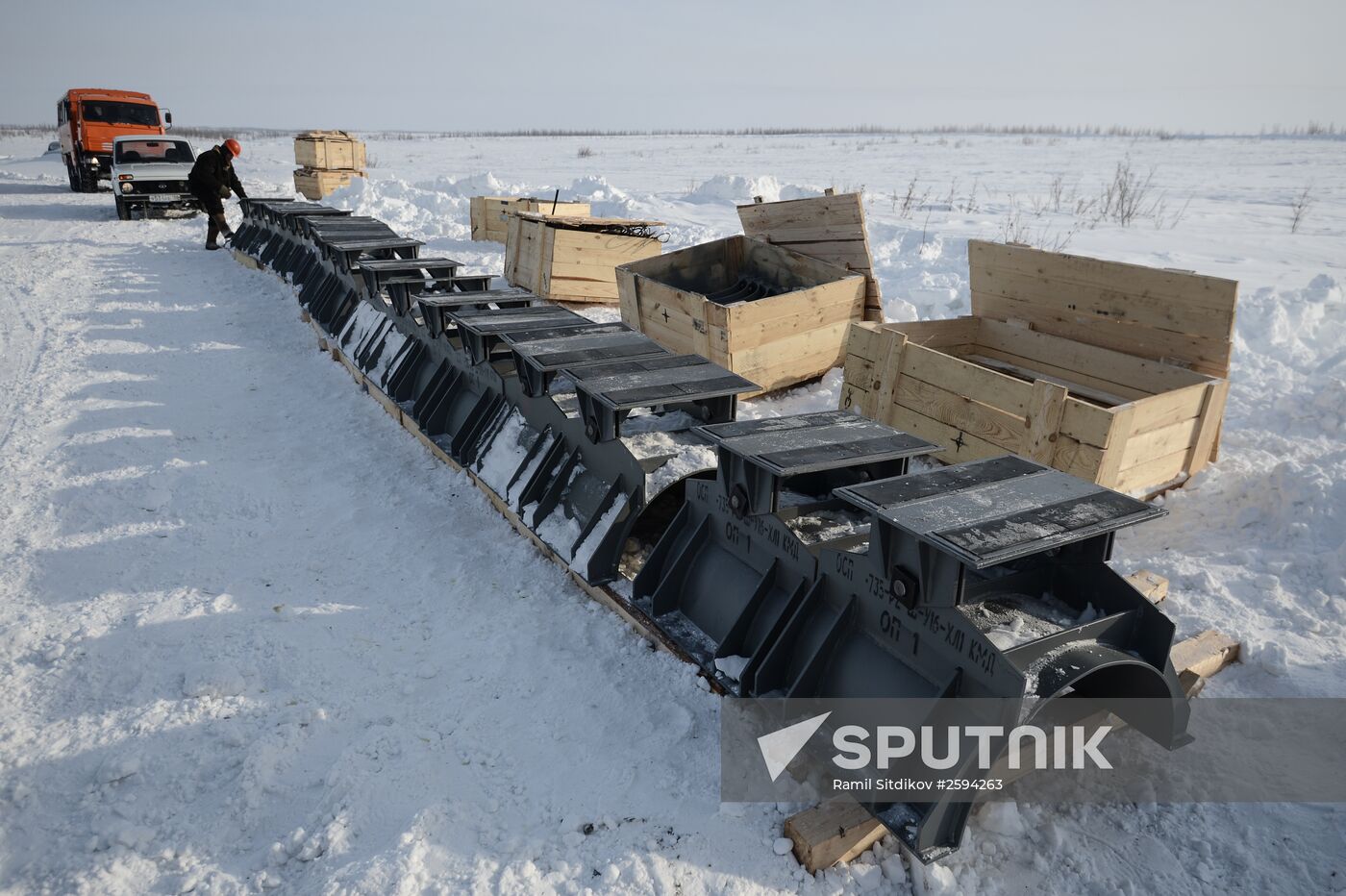 Vankor oil and gas field in Krasnoyarsk Territory