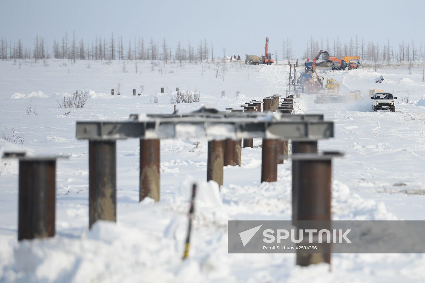 Vankor oil and gas field in Krasnoyarsk Territory