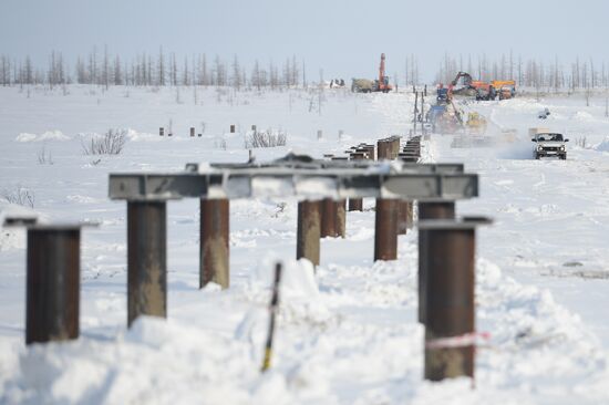 Vankor oil and gas field in Krasnoyarsk Territory