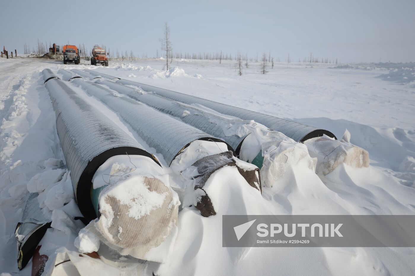 Vankor oil and gas field in Krasnoyarsk Territory