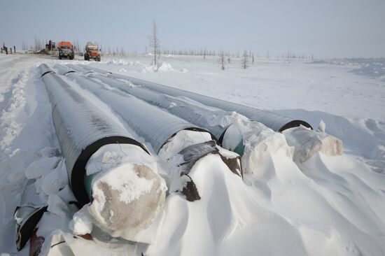 Vankor oil and gas field in Krasnoyarsk Territory