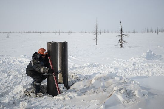 Vankor oil and gas field in Krasnoyarsk Territory