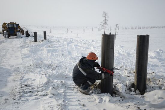 Vankor oil and gas field in Krasnoyarsk Territory