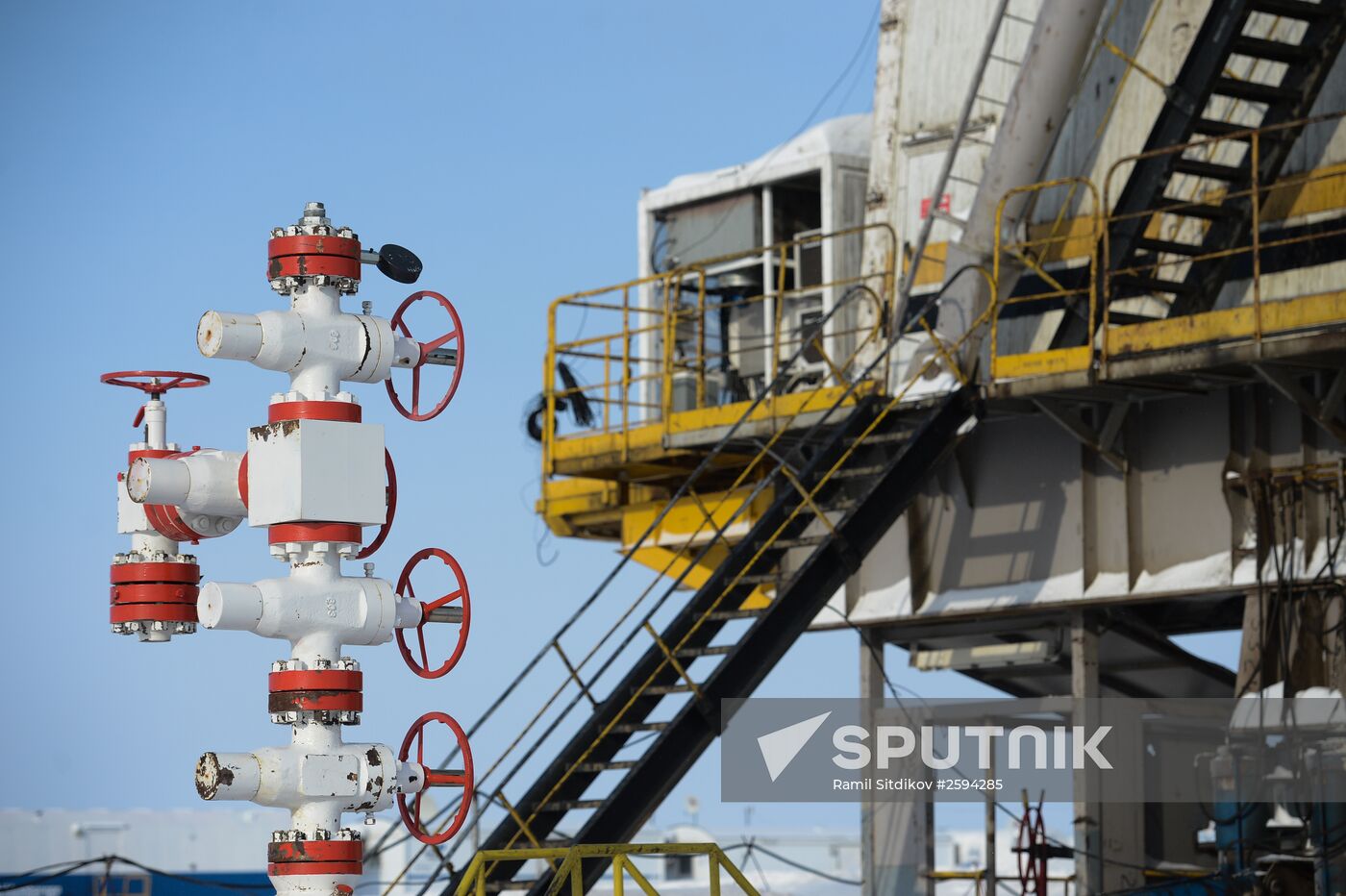 Vankor oil and gas field in Krasnoyarsk Territory