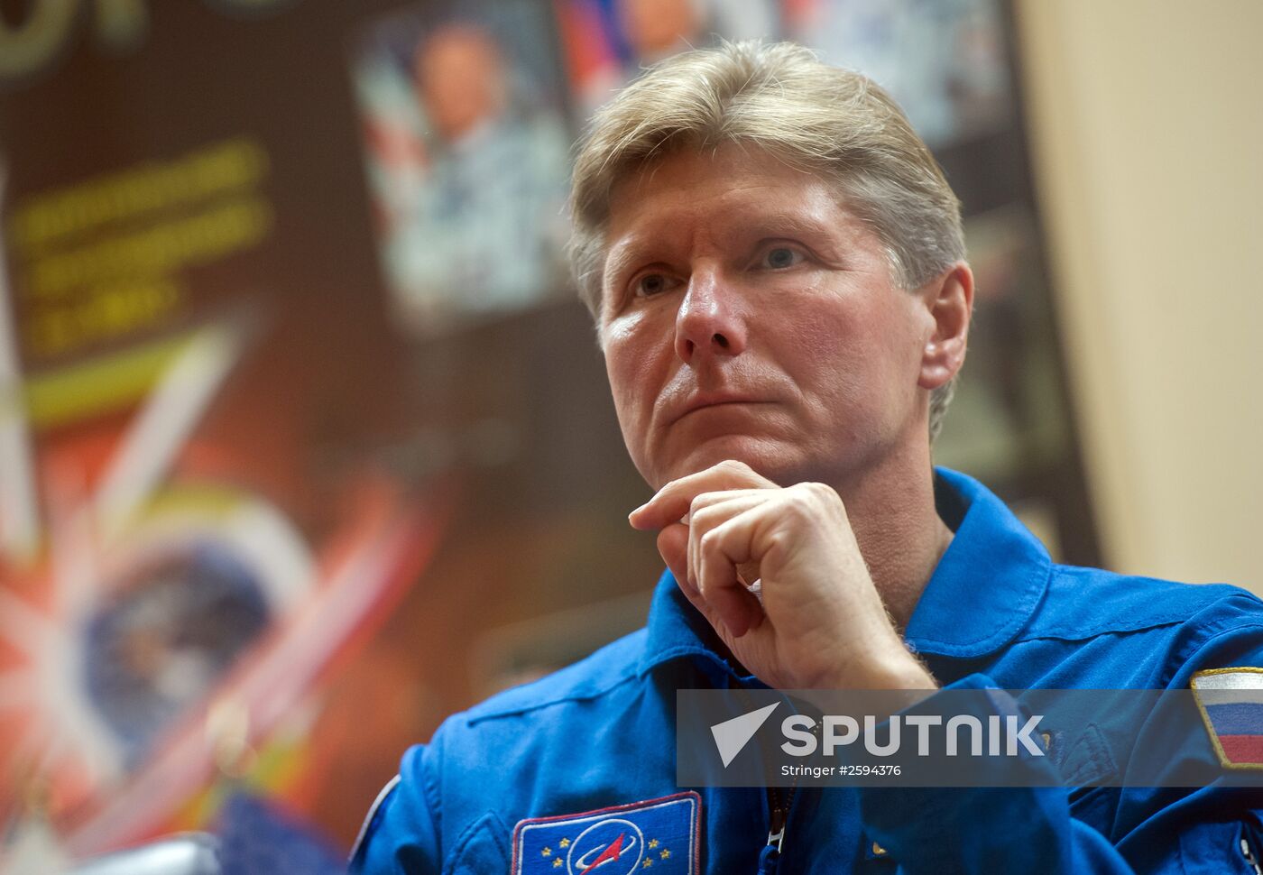 News conference of 43/44 ISS expedition crews