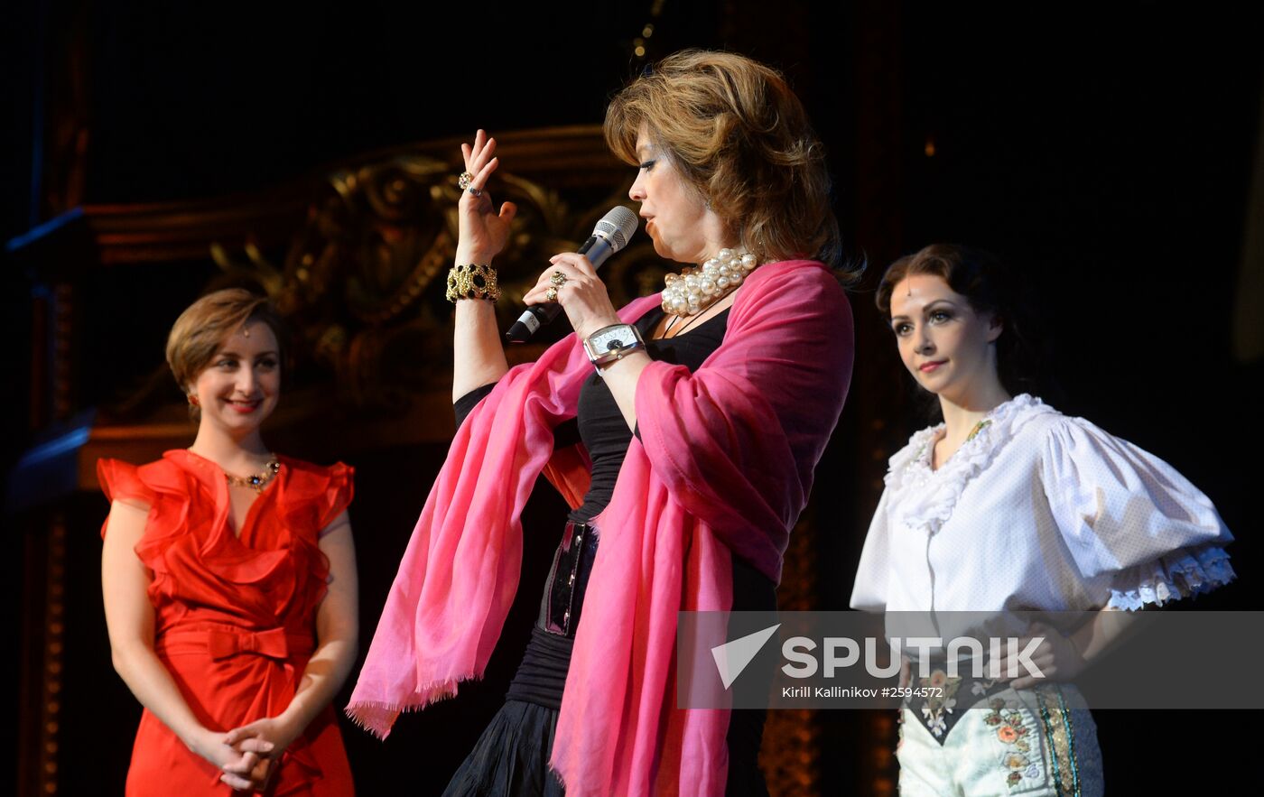 Lubov Kazarnovskaya gives master class