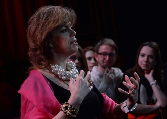 Lubov Kazarnovskaya gives master class