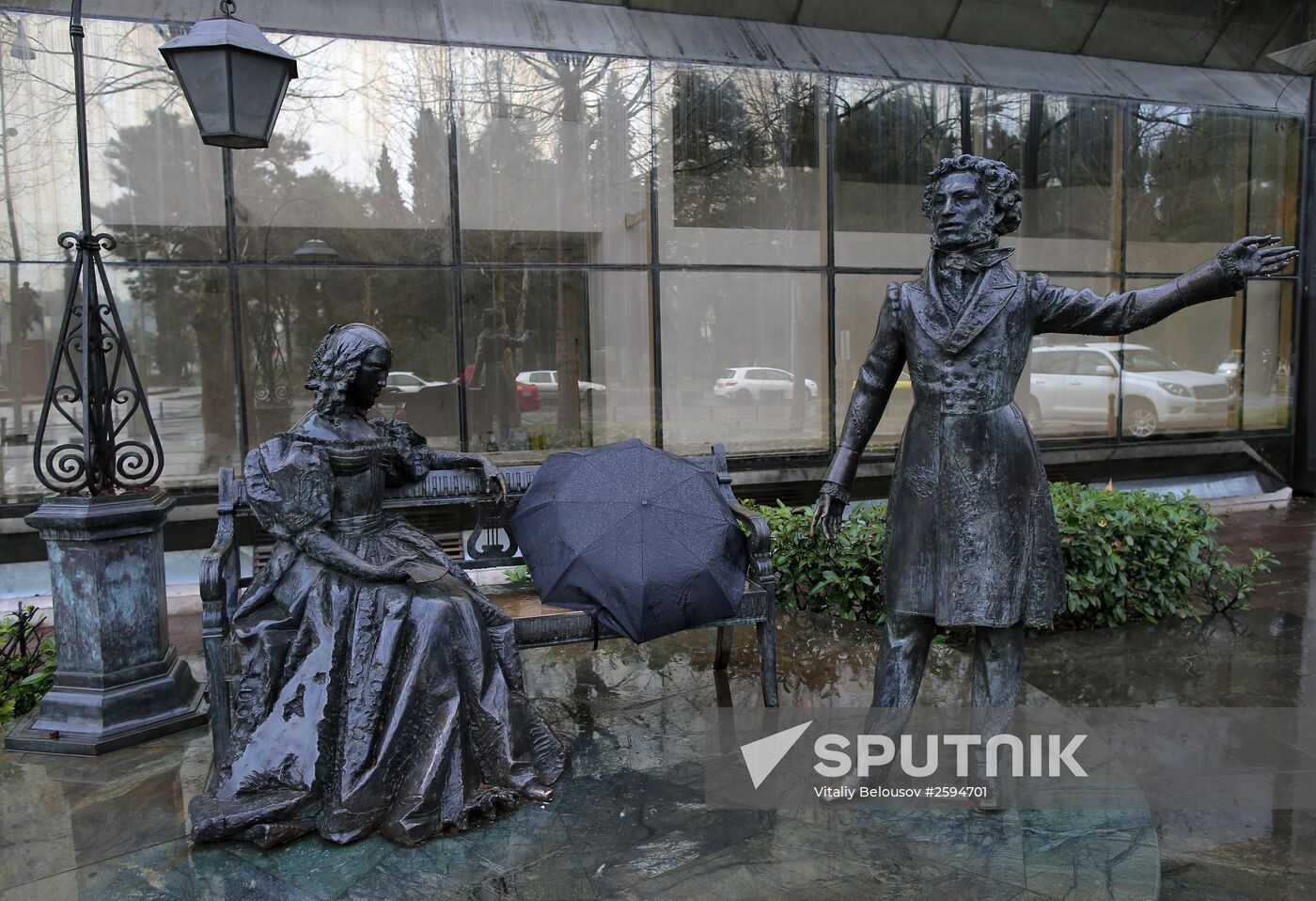 Monument to Pushkin in Podgorica
