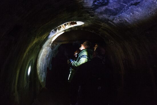 Neglinnaya river tunnel in Moscow
