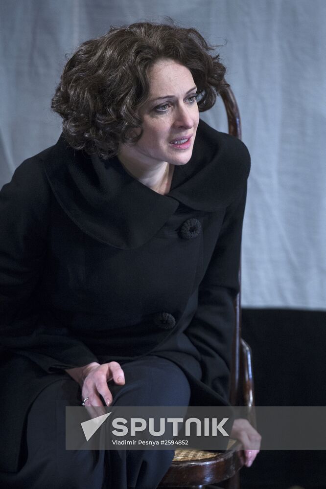 First act rehearsal of Cherry Orchard