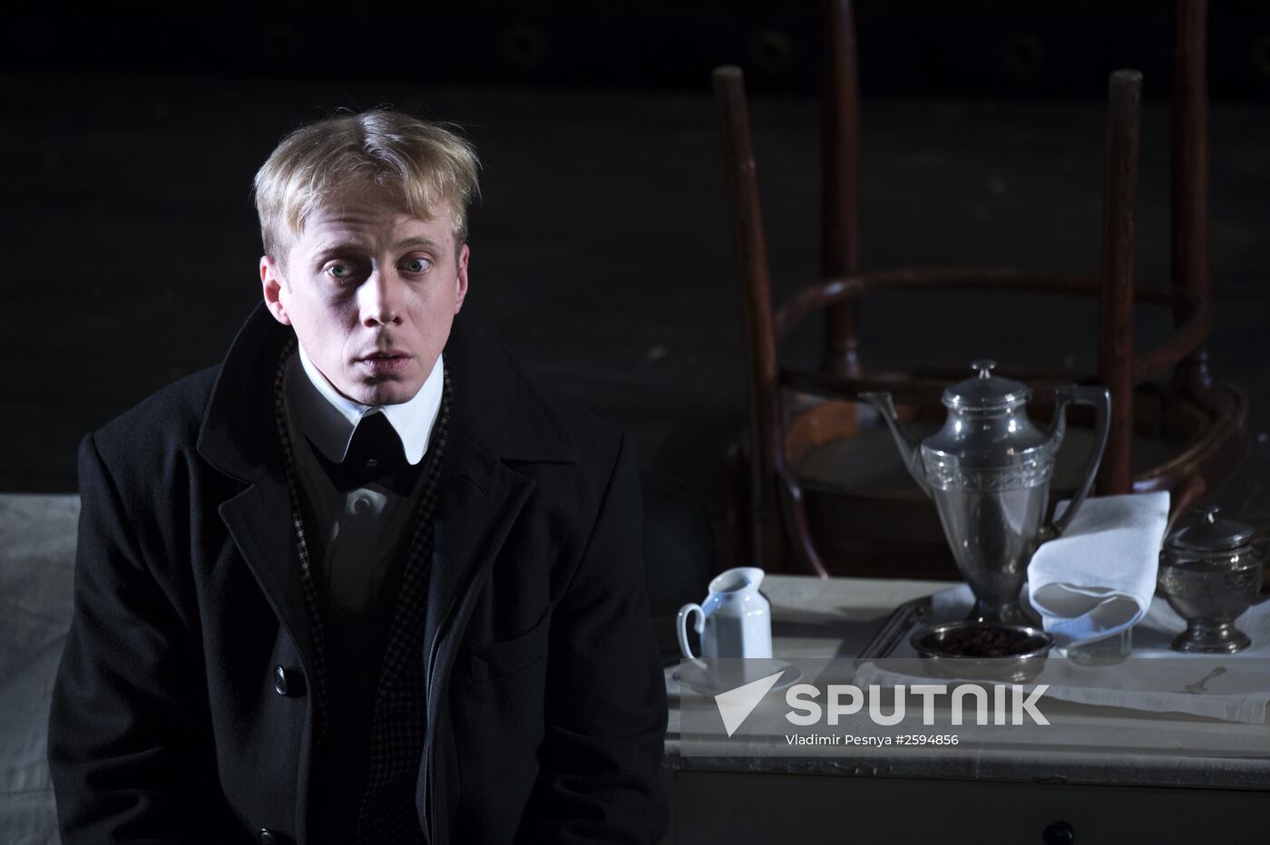 First act rehearsal of Cherry Orchard