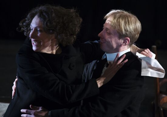 First act rehearsal of Cherry Orchard