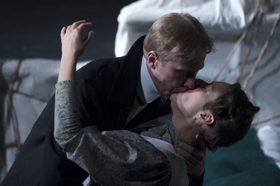 First act rehearsal of Cherry Orchard