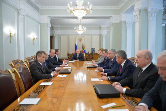 President Putin chairs meeting with Russia's Security Council permanent members