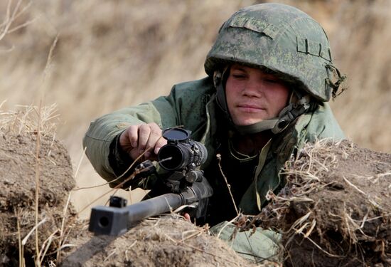 Air assault brigade takes part in tactical drill in Primorye Territory
