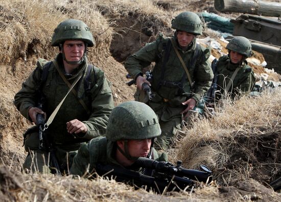 Air assault brigade takes part in tactical drill in Primorye Territory