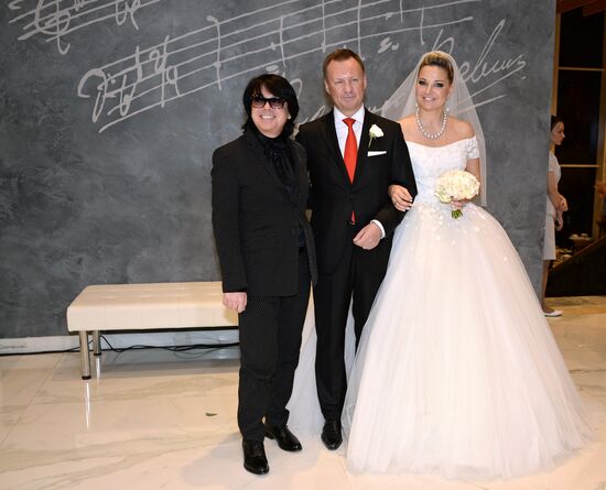 Wedding of opera singer Maria Maxakova