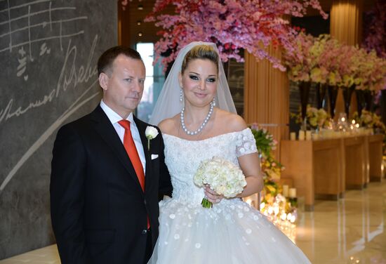 Wedding of opera singer Maria Maxakova