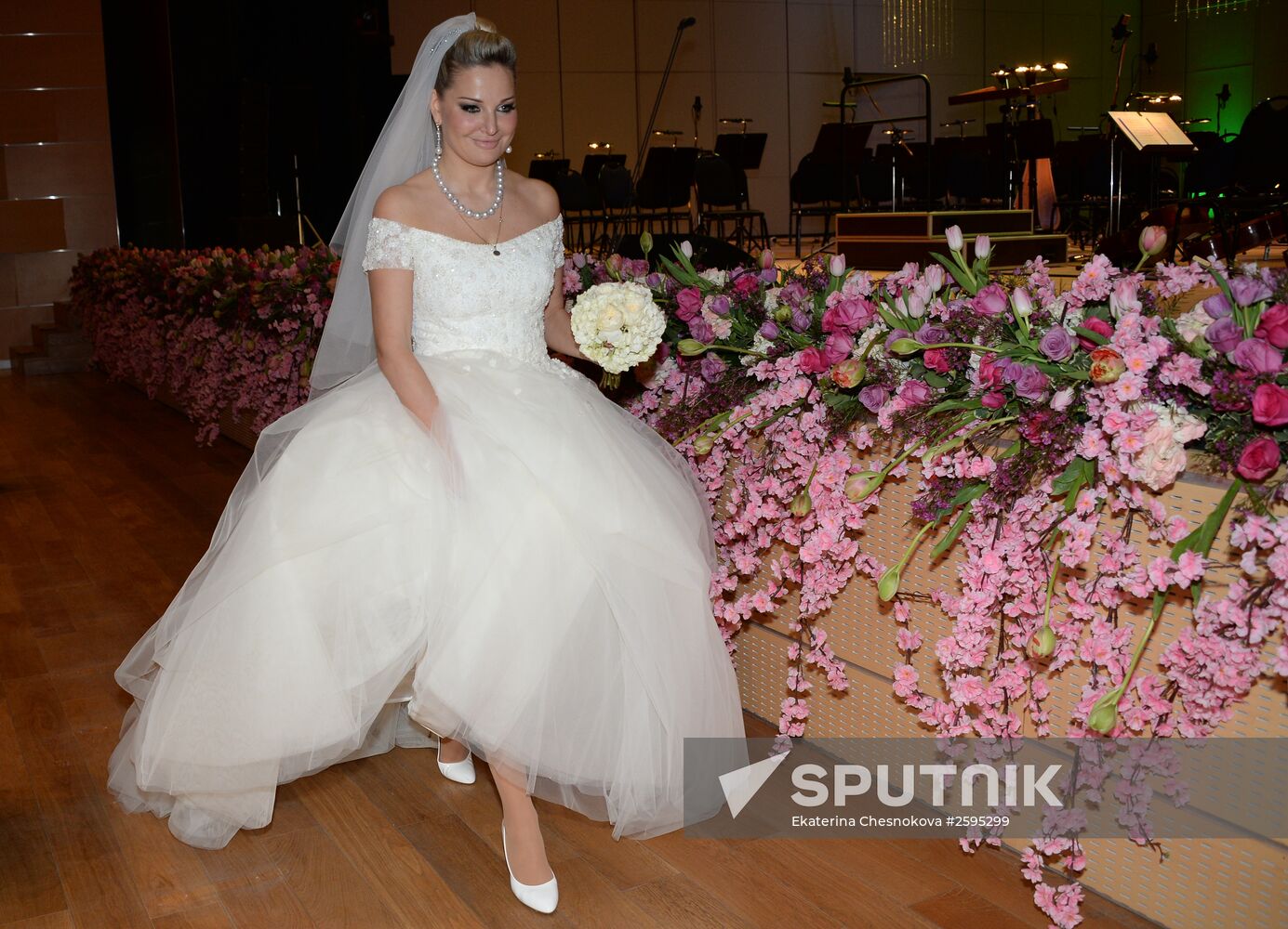 Wedding of opera singer Maria Maxakova