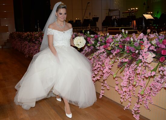 Wedding of opera singer Maria Maxakova
