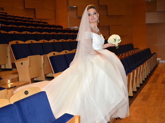 Wedding of opera singer Maria Maxakova