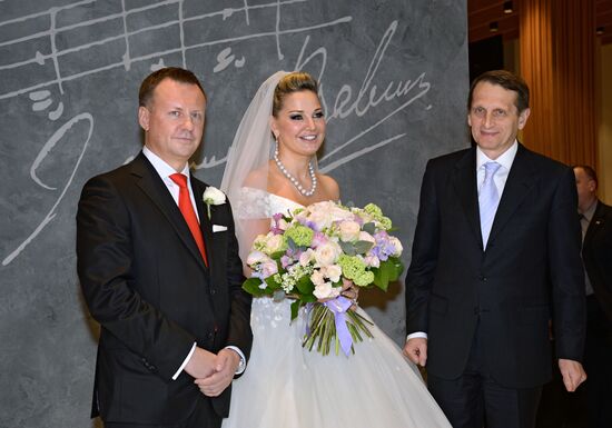 Wedding of opera singer Maria Maxakova