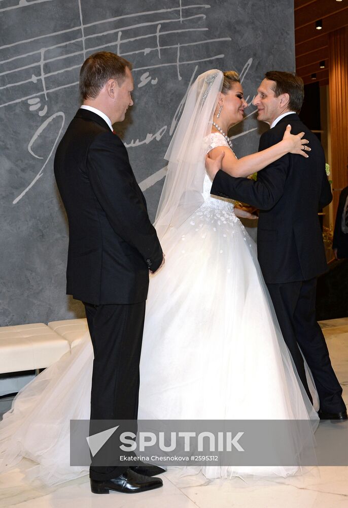 Wedding of opera singer Maria Maxakova