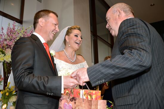 Wedding of opera singer Maria Maxakova