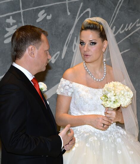 Wedding of opera singer Maria Maxakova