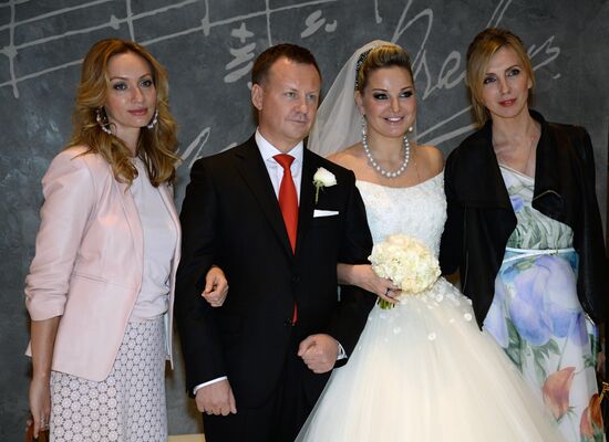 Wedding of opera singer Maria Maxakova