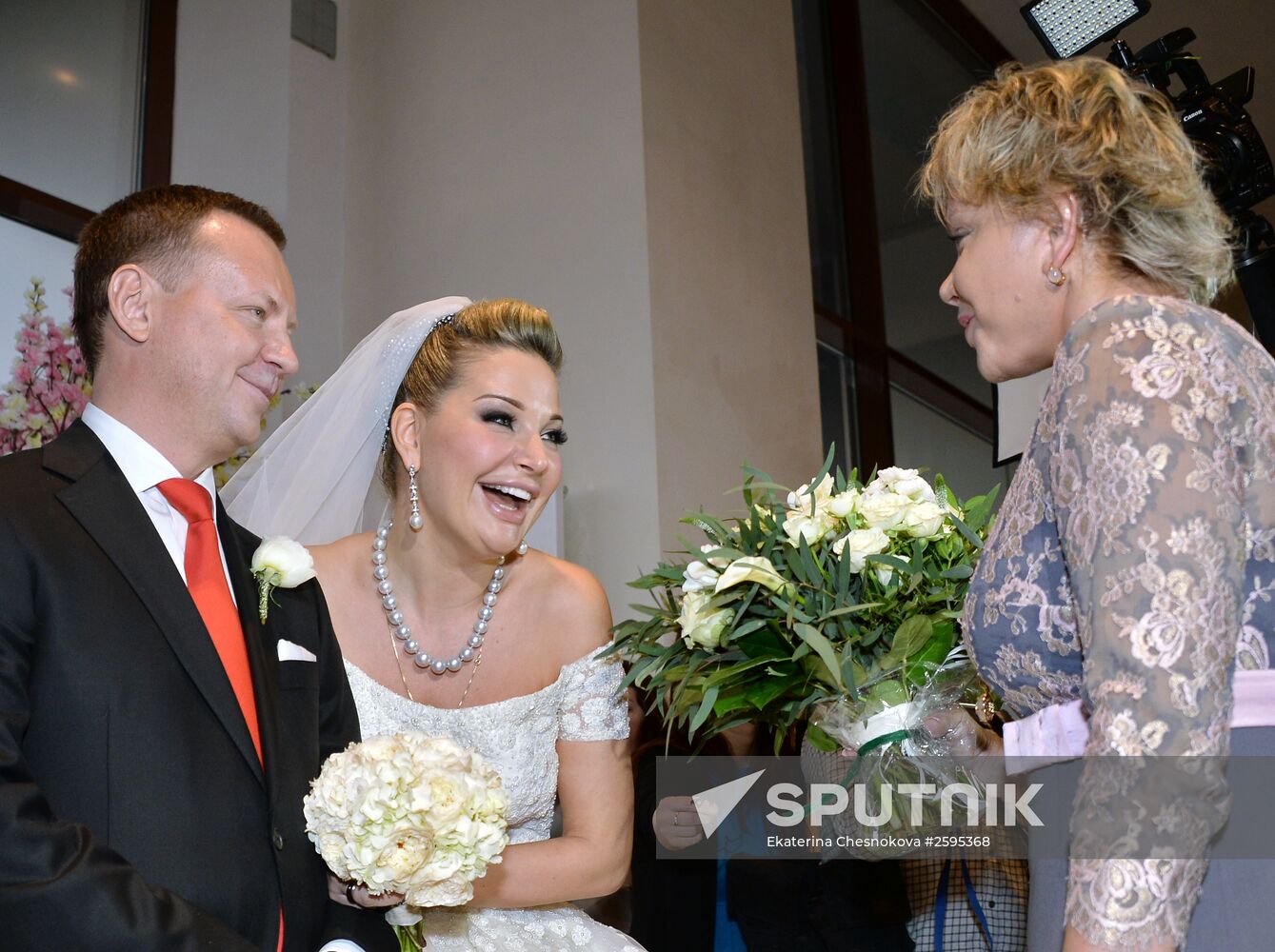 Wedding of opera singer Maria Maxakova