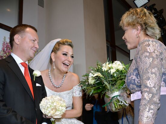 Wedding of opera singer Maria Maxakova