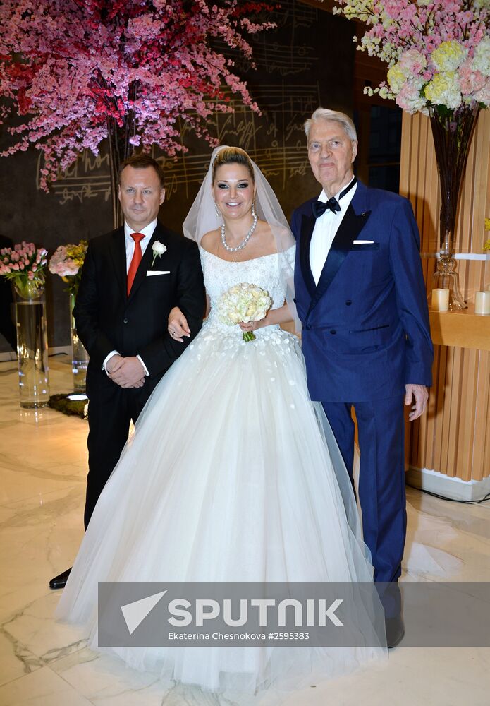 Wedding of opera singer Maria Maxakova