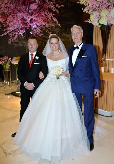 Wedding of opera singer Maria Maxakova