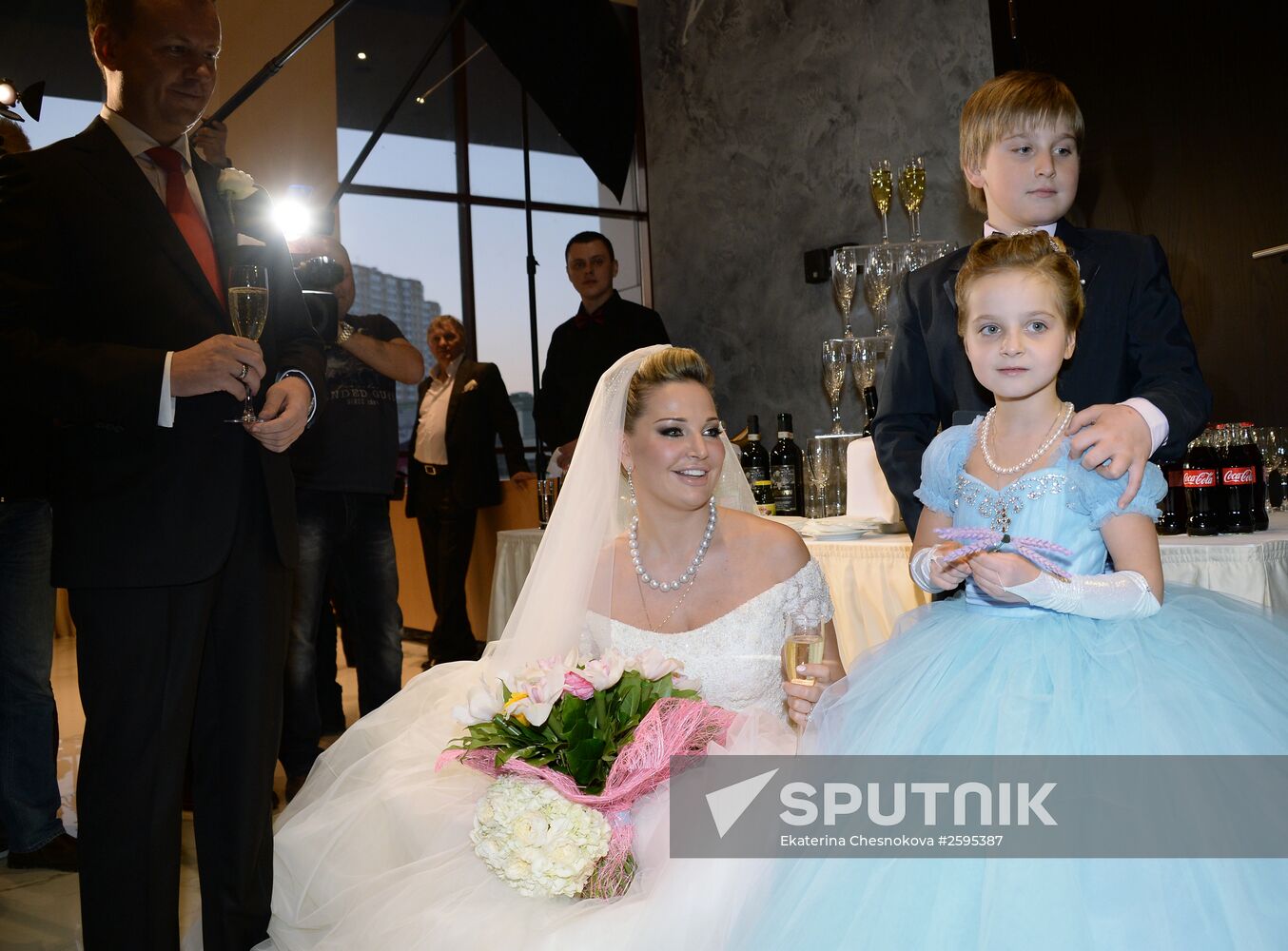 Opera singer Maria Maksakova's wedding