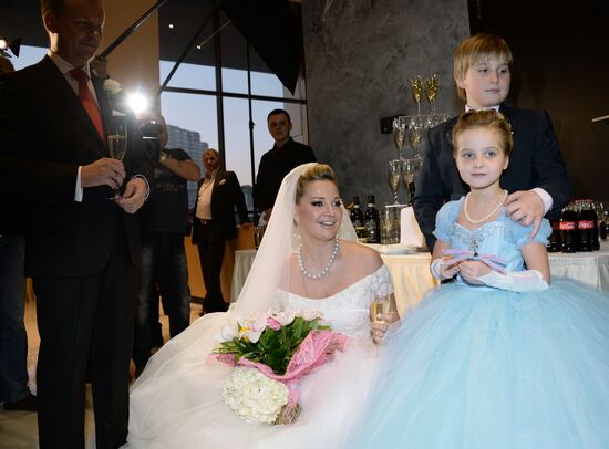 Opera singer Maria Maksakova's wedding