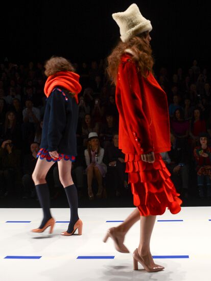 30th anniversary season of Mercedes-Benz Fashion Week Russia. Day Two