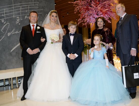 Wedding of opera singer Maria Maxakova