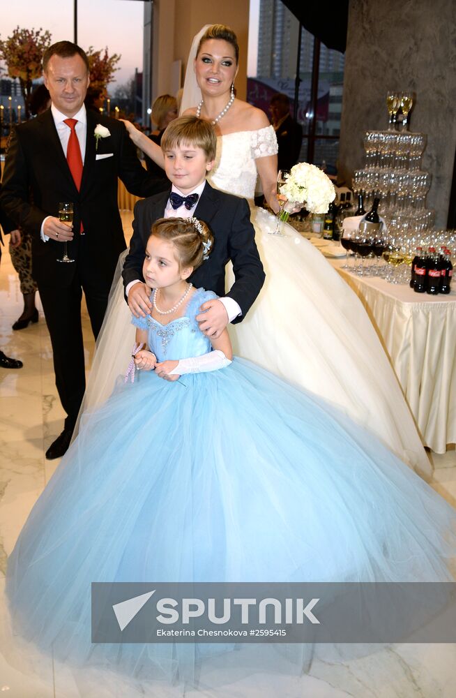 Wedding of opera singer Maria Maxakova